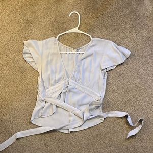 Brandy Melville tie up crop top